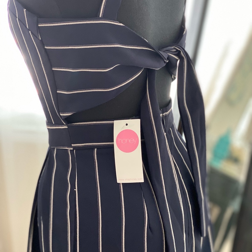 Navy Blue Jumpsuit - Honey Brand new